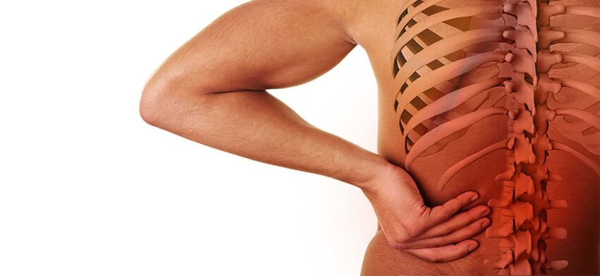 ágyéki osteochondrosis tünetei